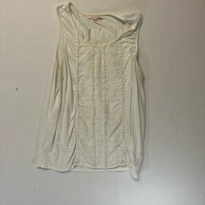 Skies Are Blue Cream Tank Top